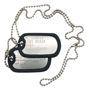 Personalised UK Army Dog Tags