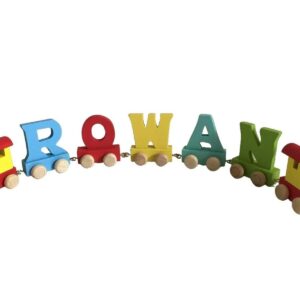Personalised Wooden Name Train